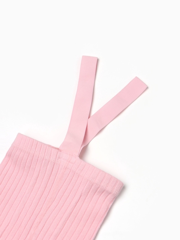 Лосины детские с лямками MINAKU, рост 86-92 см, розовые