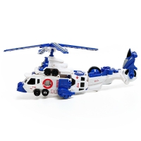 Робот &laquo;Полицейский вертолёт&raquo;, трансформируется, собирается из 3-х машинок