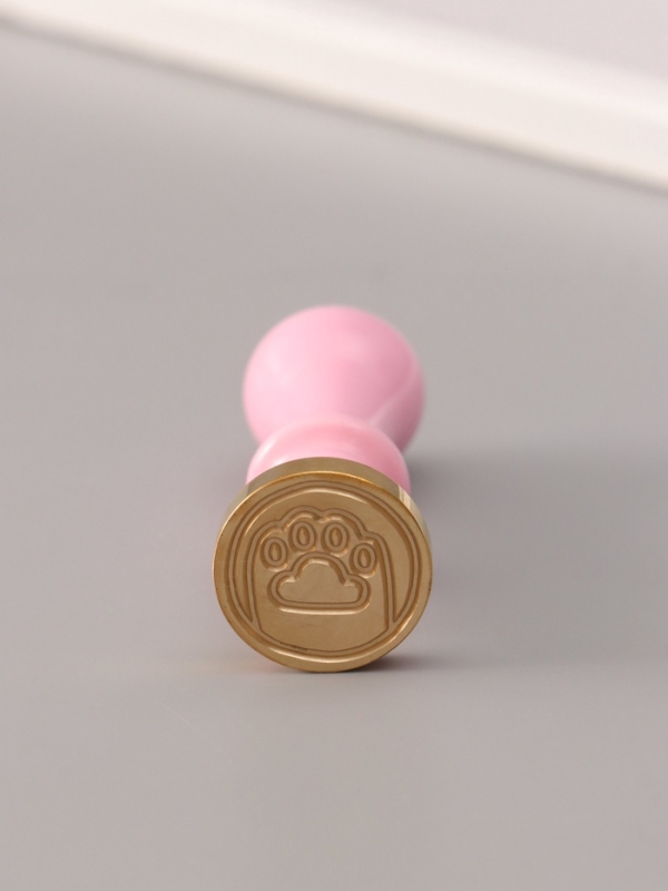 Сургучный набор "Лапка котика" печать, ручка, сургуч 12,5х10х3,6 см