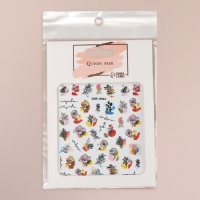 Наклейки для ногтей «Букет», разноцветные Наклейки для ногтей «Букет», разноцветные