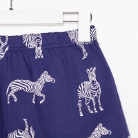 Пижама женская (рубашка и шорты) KAFTAN Zebra размер 52-54, цвет синий Пижама женская (рубашка и шорты) KAFTAN Zebra размер 52-54, цвет синий