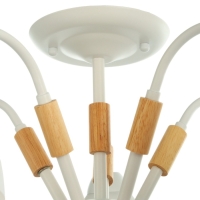 Люстра "Нельсен" 5хЕ27 40Вт белый 57х57х25 см