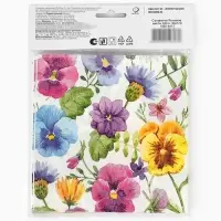 Салфетки бумажные двухслойные &laquo;Полевые цветы&raquo;, 33 х 33, 12 шт