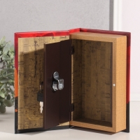 Сейф-книга дерево кожзам "Маргарет Митчелл. Унесённые ветром" 21х13х5 см