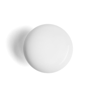 Ручка-кнопка Ceramics 002, керамическая, белая