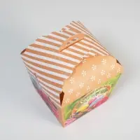 Коробка кондитерская складная, упаковка &laquo;Счастливой Пасхи&raquo;, 17 х 17 х 26 см