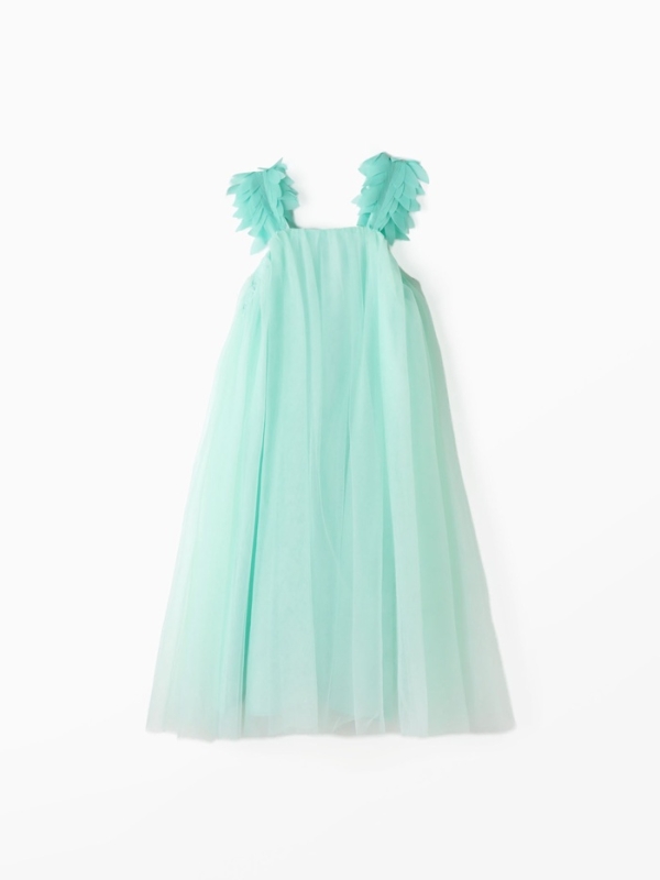 Платье для девочки MINAKU: PartyDress цв. мятный, рост 146 см