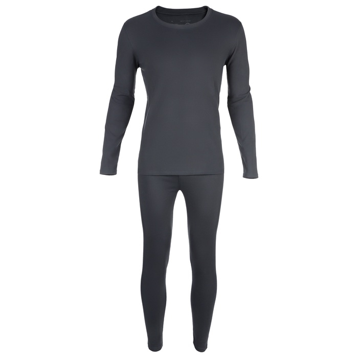 Термобельё мужское Resport, комплект: лонгслив, лосины, р. 46, цвет серый