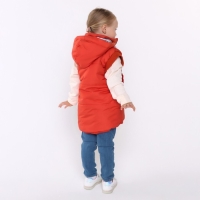 Жилет детский, цвет персик, рост 110 см