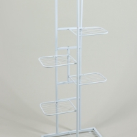 Подставка для цветов Greengo, 6 полок, 44 &times; 22 &times; 105 см, напольная, металл, белая