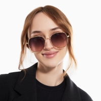 Очки солнцезащитные uv 400, дужка 13.1 см, ширина 12.4 см, линза 5.1&times;5.3 см