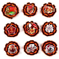 Значок &laquo;Бессмертный полк&raquo;, виды МИКС