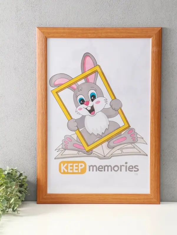 Фоторамка для фото 40х60 см "Luxe Elegance" пластик, бежевый, (пластик экран)