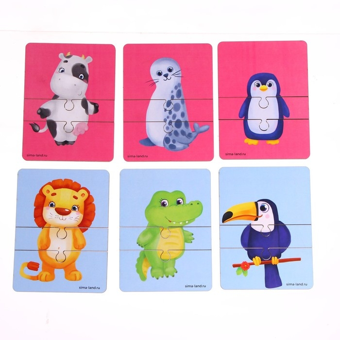 Пазлы &laquo;Весёлые зверята&raquo;