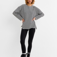 Лонгслив женский MINAKU: One Most Brand, тонкая полоска, ONESIZE Лонгслив женский MINAKU: One Most Brand, тонкая полоска, ONESIZE