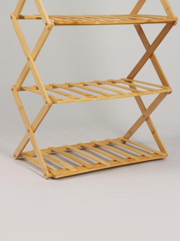 Подставка для цветов Greengo, 6 полок, 50 &times; 25 &times; 110 см, напольная, бамбук