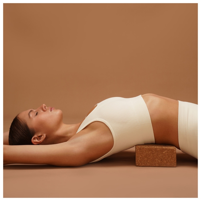 Блок для йоги Sima-Land Home, 14,5х22,5х7,5 см, пробка