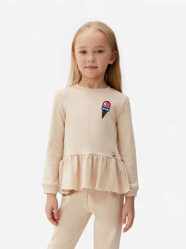 Термоаппликация &laquo;Мороженое&raquo;, 7.2&times;3.5 см, разноцветная