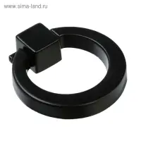 Ручка-кнопка ТУНДРА РК045BL, черная