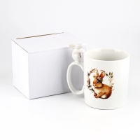 Кружка керамическая Дорого внимание &laquo;Зайка&raquo;, 400 мл