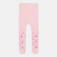 Колготки Крошка Я "Ёлочки", розовый, рост 74-80 см