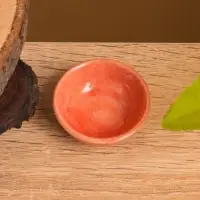 Соусник, 4.5&times;4.5&times;2 см, керамика, красный