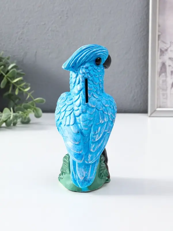 Копилка Попугай, 21*8,5*9,5 см