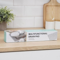 Коврик для сушки посуды, 35×45 см, силикон, цвет МИКС Коврик для сушки посуды, 35×45 см, силикон, цвет МИКС