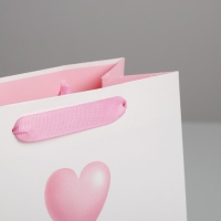 Пакет подарочный ламинированный вертикальный, упаковка, &laquo;Love you&raquo;, MS 18 х 23 х 10 см