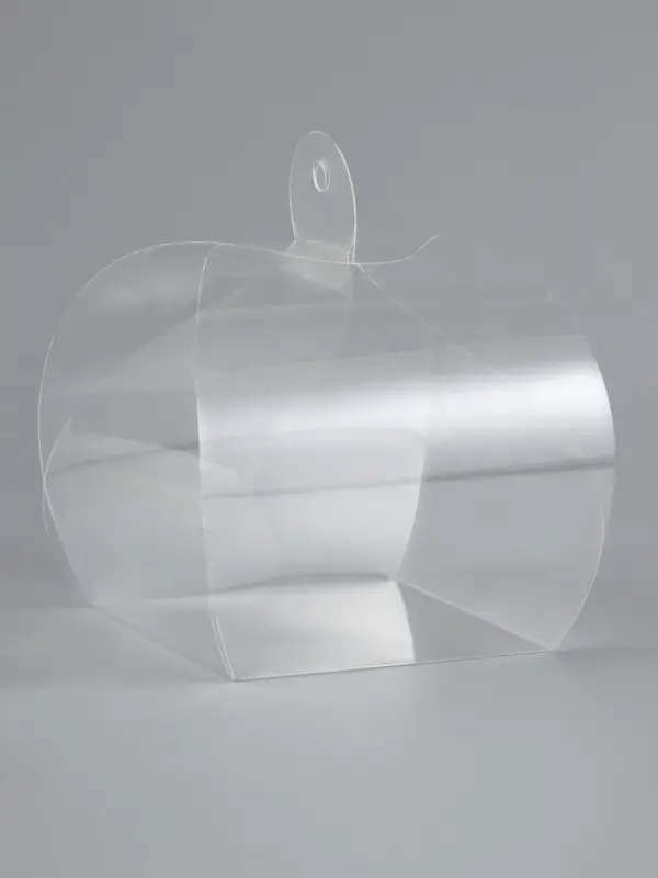 Складная прозрачная коробка из PVC, для упаковки подарков, 7&times;7&times;7 см