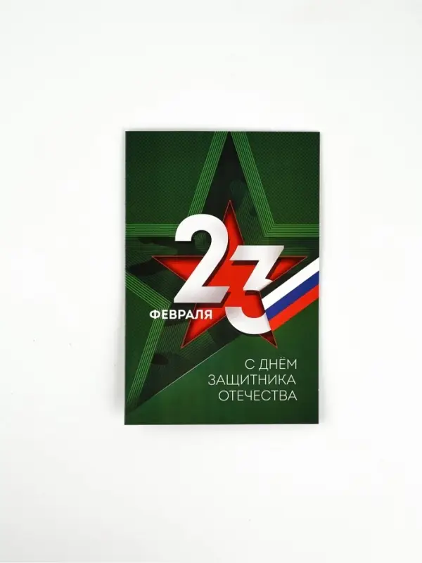 Открытка &laquo;С 23 Февраля&raquo;, 12 х 18 см