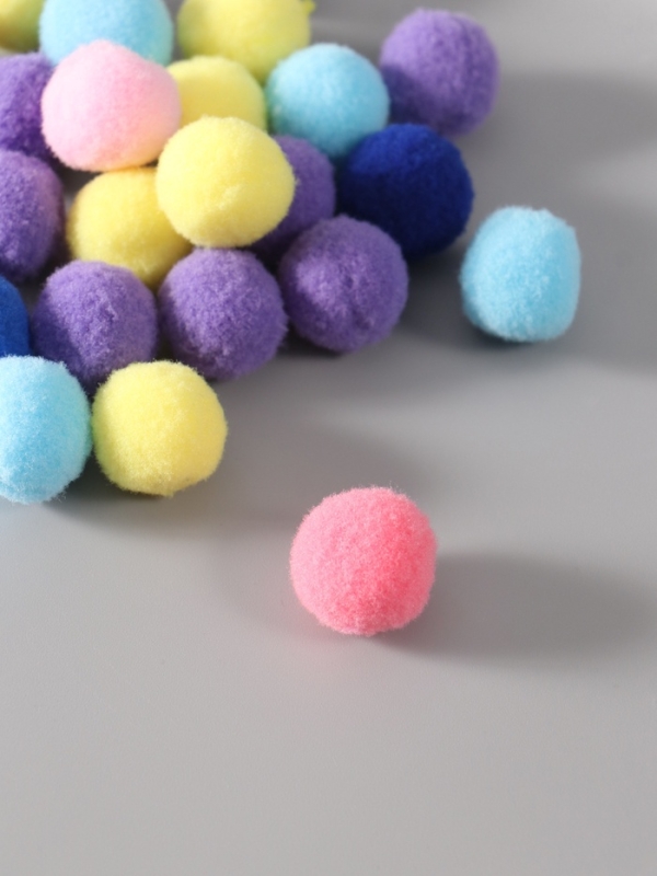 Декор для творчества "Помпончики. Пастель" d=2 см набор 25 шт