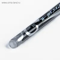 Ручка гелевая со стираемыми чернилами 0.5 мм, стержень чёрный, корпус тонированный