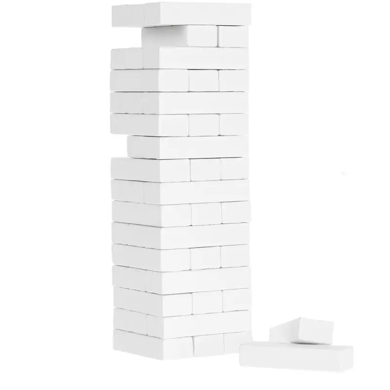 Игра &laquo;Деревянная башня Tickler&raquo;, белая