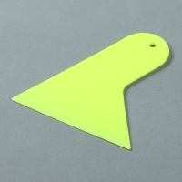 Шпатель для плёнки, 12&times;9.5 см, жёлтый