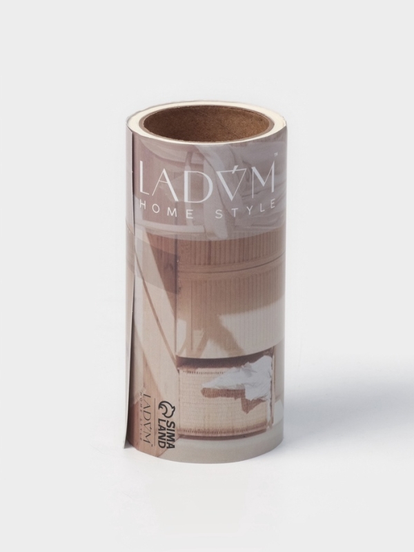 Сменный блок для ролика LaDо́m, 4 шт по 60 листов, 3.8&times;10 см, винтовая намотка