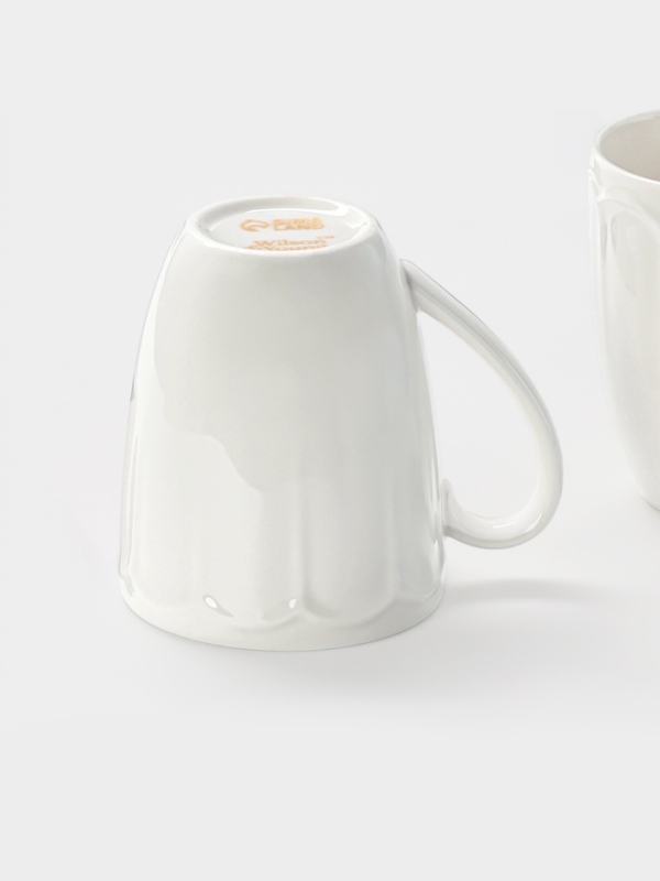 Набор кружек WY Renessans, 400 мл, набор 2 шт., фарфор, белый