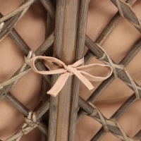 Набор садовой мебели "Makita": 2 кресла, диван, стол, ротанг тёмный, подушки бежевые