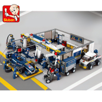 Конструктор &laquo;Сервисная станция&raquo;, 741 деталь