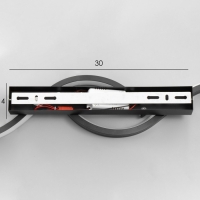 Бра "Сейша" LED 13Вт 6000К чёрный 60х8 см