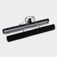 Вешалка для брюк и юбок Доляна, 25&times;16,5 см, зажим, цвет тёмное дерево