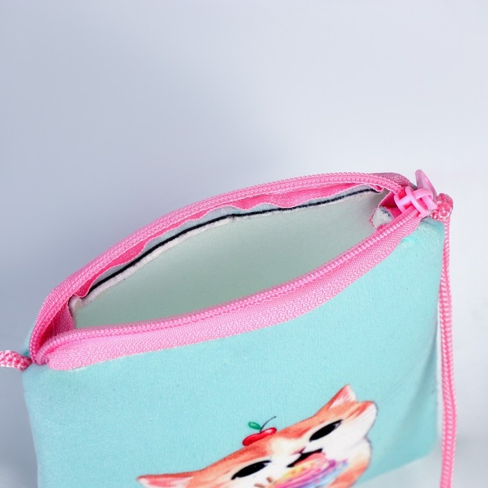 Сумка детская плюшевая Сумка детская плюшевая "Кошечка" плоская