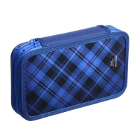 Пенал 2 секции, 125 х 205 х 40 мм, Calligrata 30П26/2 "Пёсик", ламинированный картон