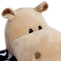 Мягкая игрушка &laquo;Бегемот: В тельняшке&raquo;, 20 см