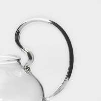 Чайник стеклянный заварочный с металлическим ситом Доляна &laquo;Элегия&raquo;, 600 мл, 19&times;13&times;12,5 см