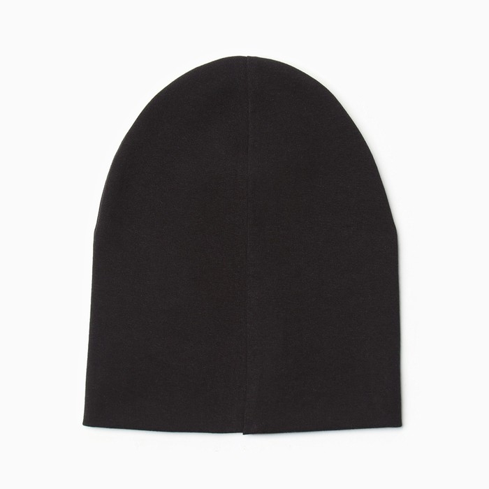 Шапка для мальчика, цвет черный, размер 50-54 Шапка для мальчика, цвет черный, размер 50-54