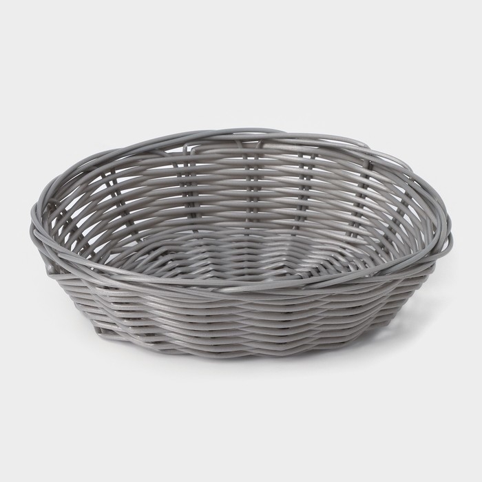 Корзинка для подачи Доляна &laquo;Плуг&raquo;, 18&times;13&times;5 см, цвет серый