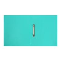 Папка на 2 кольцах А4 Calligrata, 18 мм, 500 мкм, ледяной зеленый