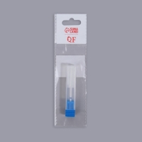 Фреза керамическая для маникюра &laquo;Тонкая&raquo;, средняя нарезка, 2,3 &times; 14 мм, в пластиковом футляре, цвет белый