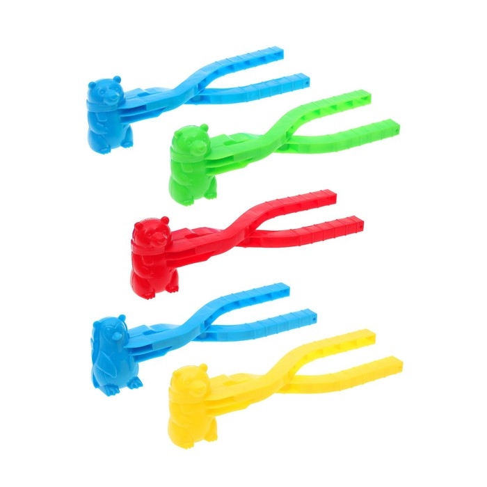 Снежколеп-песколеп &laquo;Мишка&raquo;, цвета МИКС